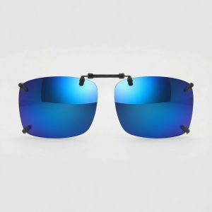 Large Zephyr Flex Clip-On Sunglasses – Polarised with Spring-Loaded Adjustable Fit W56mm x D44mm