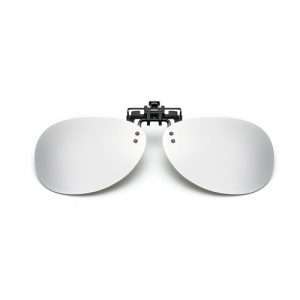 Sale - Quantum Mirrored Clip On Sunglasses - W55mm x D45mm