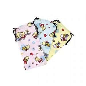 Kids Soft Drawcord Glasses Cases – 3 Colourful Designs