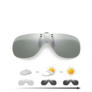 Rimless Velvoir Oversized Clip on Sunglasses W60mm x D51MM
