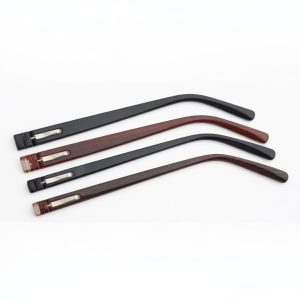 Replacement Eyeglass Temple Tips – Spring Bar Plastic Arm Ends (Black & Brown)