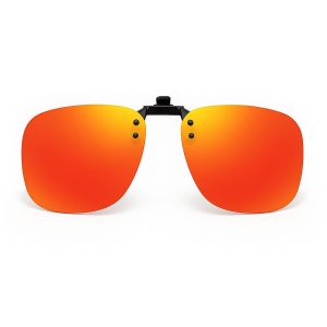 "Luvo Orange" Stylish Clip ons - W60mm x D47mm